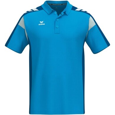 Erima Tennis-Polo Celebrate 125 Function (100% rec. Polyester, schnelltrocknend) curacaoblau Herren