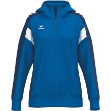 Erima Trainingsjacke Celebrate 125 mit Kapuze (atmungsaktiv, 100% Polyester) royalblau Damen