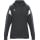 Erima Trainingsjacke Celebrate 125 mit Kapuze (atmungsaktiv, 100% Polyester) schwarz/grau Damen