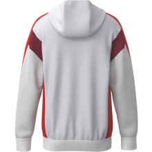 Erima Trainingsjacke Celebrate 125 mit Kapuze (atmungsaktiv, 100% Polyester) weiss/rot Herren