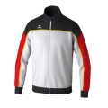 Erima Trainingsjacke Change (rec. Polyester, hoher Tragekomfort) weiss/schwarz/rot Jungen