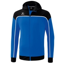 Erima Trainingsjacke Change mit Kapuze (rec. Polyester, strapazierfähig,Reißverschlusstaschen) blau/schwarz Herren