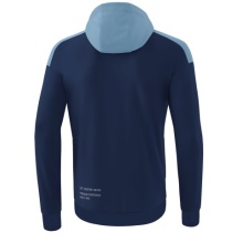 Erima Trainingsjacke Change mit Kapuze (rec. Polyester, strapazierfähig, mit Reißverschlusstaschen) navyblau Herren