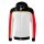Erima Trainingsjacke Change mit Kapuze (rec. Polyester, strapazierfähig, mit Reißverschlusstaschen) weiss/schwarz Jungen