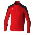 Erima Trainingsjacke Evo Star (Stehkragen, strapazierfähig) rot/schwarz Kinder