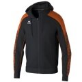 Erima Trainingsjacke Evo Star mit Kapuze (hoher Tragekomfort) schwarz/orange Herren
