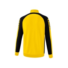 Erima Trainingsjacke Six Wings Worker (100% Polyester, Stehkragen, strapazierfähig) gelb/schwarz Herren