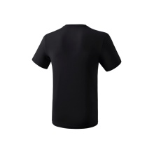 Erima Sport-Tshirt Basic Promo Logo (100% Baumwolle) schwarz Jungen