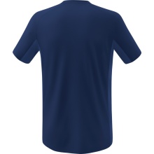 Erima Sport-Tshirt Liga Star (robust, elastisch, feuchtigkeitsableitend) navyblau/weiss Jungen