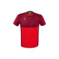 Erima Sport-Tshirt Six Wings (100% Polyester, schnelltrocknend, angenehmes Tragegefühl) rot/bordeaux Jungen