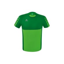 Erima Sport-Tshirt Six Wings (100% Polyester, schnelltrocknend, angenehmes Tragegefühl) grün/smaragd Jungen