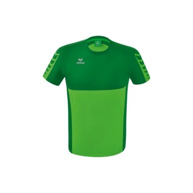 Erima Sport-Tshirt Six Wings (100% Polyester, schnelltrocknend, angenehmes Tragegefühl) grün/smaragd Herren