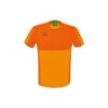 Erima Sport-Tshirt Six Wings (100% Polyester, schnelltrocknend, angenehmes Tragegefühl) orange Herren