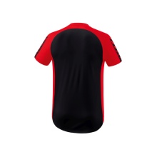 Erima Sport-Tshirt Six Wings Trikot (100% Polyester, strapazierfähig) schwarz/rot Herren