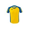 Erima Sport-Tshirt Six Wings Trikot (100% Polyester, strapazierfähig) gelb/royalblau Herren