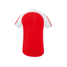 Erima Sport-Tshirt Six Wings Trikot (100% Polyester, strapazierfähig) rot/weiss Herren