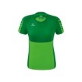 Erima Sport-Shirt Six Wings (100% Polyester, taillierter Schnitt, schnelltrocknend) grün/smaragd Damen