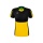 Erima Sport-Shirt Six Wings (100% Polyester, taillierter Schnitt, schnelltrocknend) gelb/schwarz Damen