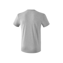 Erima Freizeit-Tshirt Essential - weiches Baumwolle - hellgrau/lime Herren