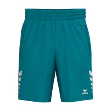 Erima Sporthose Celebrate 125 Short (100% Polyester, elastischer Bund mit Kordelzug) kurz tahitanblau Herren