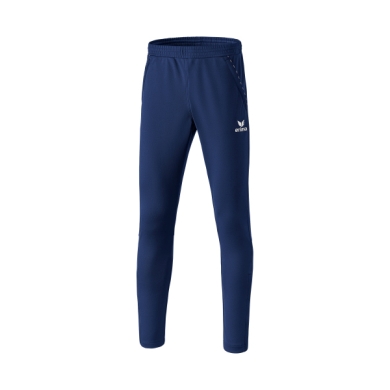 Erima Trainingshose Pant Stripe 2.0 (mit Wadeneinsatz & Piping) lang navyblau Herren