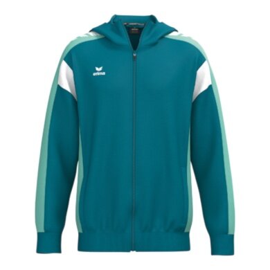Erima Trainingsjacke Celebrate 125 mit Kapuze (atmungsaktiv, 100% Polyester) tahitian blau/mint Herren