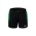 Erima Sporthose Short Six Wings Worker (100% Polyester) kurz schwarz/smaragd Damen