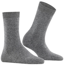 Falke Tagessocke Cosy Wool (weiches Kaschmir, temperaturausgleichende Merinowolle) 2025 grau Damen - 1 Paar