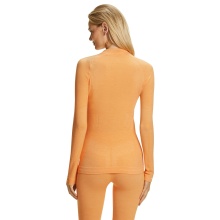 Falke Funktionsunterwäsche Langarmshirt Wool-Tech (Merinowolle, warm und isolierend) orange Damen