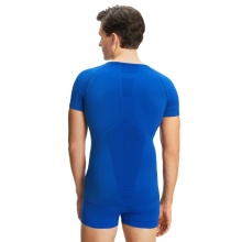 Falke Funktions-Tshirt Warm (maximale Bewegungsfreiheit) Kurzarm blau Herren