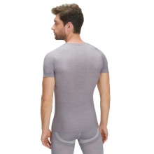 Falke Funktions-Tshirt Wool-Tech Light (komfortable Passform) Kurzarm grau Herren
