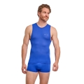 Falke Funktionsunterwäsche Singlet Ultralight Cool (Enge Passform und maximale Bewegungsfreiheit) blau Herren