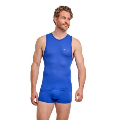 Falke Funktionsunterwäsche Singlet Ultralight Cool (Enge Passform und maximale Bewegungsfreiheit) blau Herren
