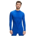 Falke Funktionsunterwäsche Langarmshirt Warm (perfekte Feuchtigkeits - und Temperaturregulierung) blau Herren