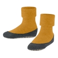 Falke Hausschuhe Cosyshoe Minis (leichte, wärmende Merinowolle) gelb/grau Kinder