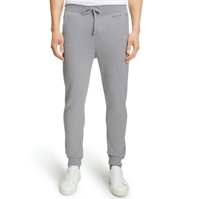 Falke Jogginghose Classic (Baumwolle, moderner Look,komfortabel) lang grau Herren