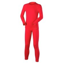 Falke Funktionsunterwäsche-Set Maximum Warm (Langarmshirt und lange Hose) rot Kinder