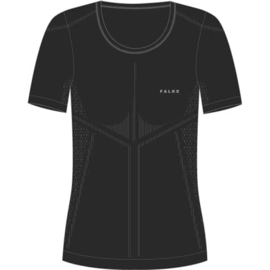 Falke Funktionsunterwäsche Kurzarmshirt Ultralight Cool (Feuchtigkeits- und Temperaturregulierung) schwarz Damen