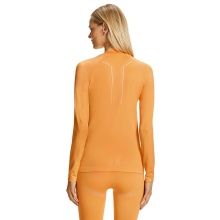 Falke Funktionsunterwäsche Langarmshirt Maximum Warm (perfekte Feuchtigkeits- und Temperaturregulierung) orange Damen