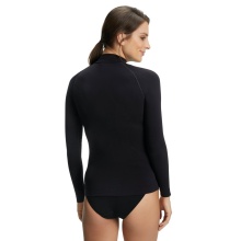 Falke Funktionsunterwäsche Langarmshirt Warm mit kragen (perfekte Feuchtigkeits-und Temperaturregulierung) schwarz Damen