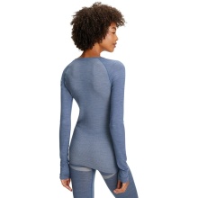 Falke Langarmshirt Wool Tech Light (perfekte Passform für maximale Bewegungsfreiheit) Unterwäsche blau Damen