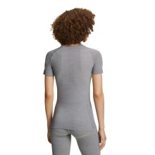 Falke Funktions-Shirt Wool-Tech Light (komfortable Passform) Kurzarm grau Damen