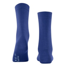 Falke Tagessocke Softmerino (leichte, Merinowolle) blau Damen - 1 Paar
