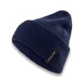 Falke Strickmütze (Beanie) Unisex - Merinowolle, Rippenstruktur - navyblau - 1 Stück