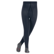 Falke Strumpfhose Active Warm (leichte, wärmende Merinowolle) dunkelblau Kinder