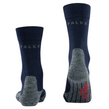 Falke Trekkingsocke TK2 (Merinowolle, für leichtes Gelände) marineblau Herren - 1 Paar