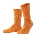 Falke Tagessocke Brooklyn Crew (Bootsock, Grobstrick-Optik) orange Herren - 1 Paar