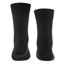 Falke Tagessocke Comfort Wool (hautschmeichelnde Baumwolle) schwarz Kinder - 1 Paar