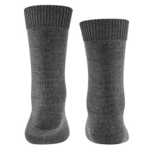 Falke Tagessocke Comfort Wool (hautschmeichelnde Baumwolle) dunkelgrau Kinder - 1 Paar