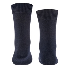 Falke Tagessocke Comfort Wool (hautschmeichelnde Baumwolle) marineblau Kinder - 1 Paar
